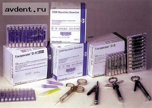 Ultracain DS-F 1:100000 (100 карпул)  Состав: артикаина гид­рохлорид 40 мг и эпинефрина гидрох­лорид...Sonafi Aventis (Германия) 